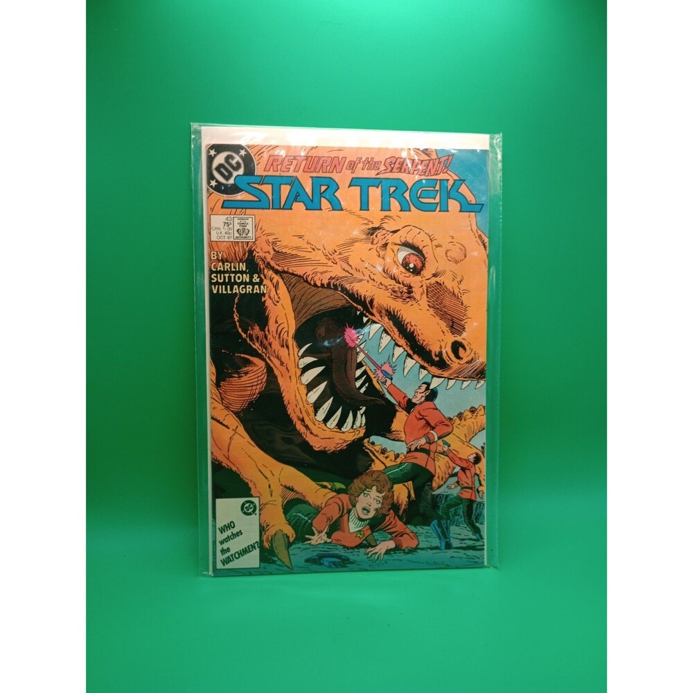 Star Trek The Return Of The Serpent! Dc Comic Book By Carlin Sutton & Villagran